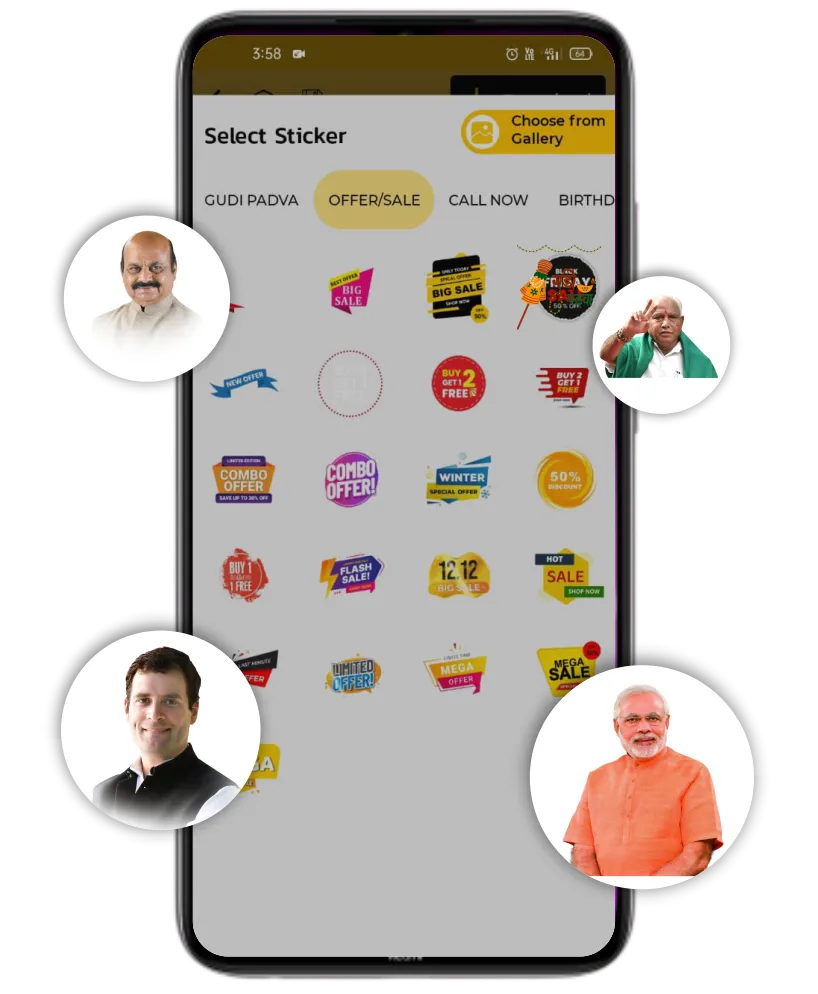 Karnataka Elections 2023 GIF stickers